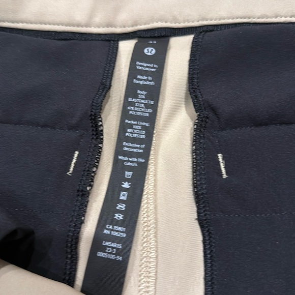 Lululemon ABC Classic-Fit Trouser 28”L *Warpstreme TRNH Tan Size 33 EUC - Picture 2 of 3